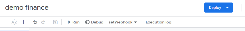 Run setup webhook